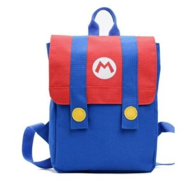 Imagem de Mochila Kids Bolsa Escolar Infantil Divertida Personagem Mario - Ninte