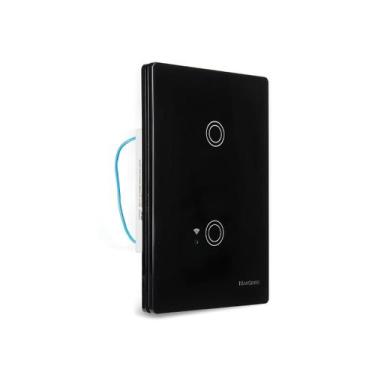 Imagem de Interruptor inteligente margirius smart link touch 2 tecla preto bivol