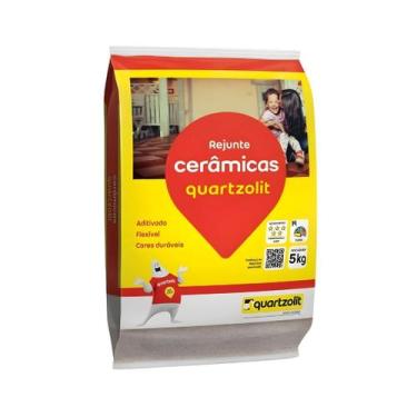 Imagem de Rejunte Quartzolit Branco 5kg Flexível Para Cerâmica