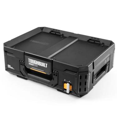 Imagem de Caixa Organizadora Modular para Ferramentas Toughbuilt Brasil Tb-B1-B-30 Stacktech com Vedação Ip65