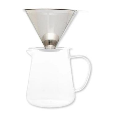 Imagem de Cafeteira de vidro com filtro em inox 750ml wolff