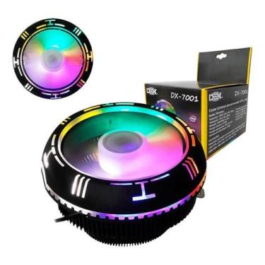 Imagem de Cooler para Processador Intel e Amd Gamer Rgb Dx-7001 Dex
