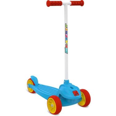 Imagem de Patinete Meu 1o Skatenet com Guidão Fixo e Freio Traseiro Azul Meu Garoto