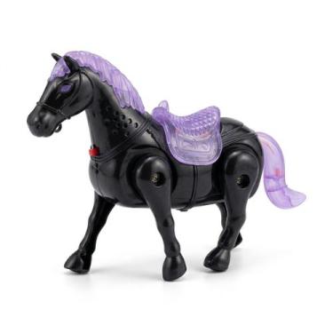 Imagem de Cavalo Brinquedo Anda Sozinho Cavalinho Luz Som Infantil Interativo Pi