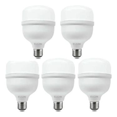 Imagem de Kit 10 Lâmpadas Led Super Bulbo 20w 1680 Lúmens Elgin Bivolt, Bivolt
