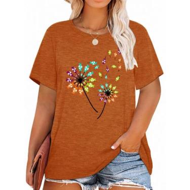 Imagem de Camiseta feminina MK Shop Limited com estampa de Halloween em tamanho 