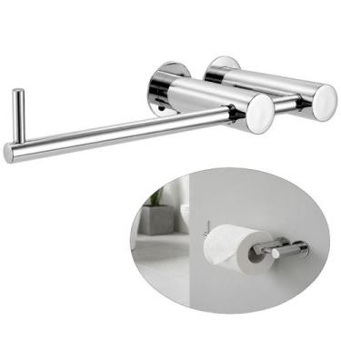 Imagem de Porta Papel Higiênico Para Banheiro Inox 304 Ref. RR1002E - Wora Acess