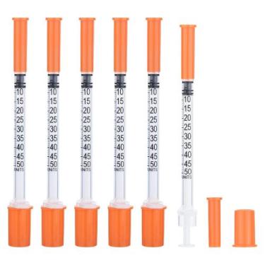 Imagem de Seringa Cotchen 0,5 ml U-100 31G 6 mm Pacote com 100