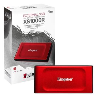 Imagem de SSD 1TB Externo Kingston XS1000 USB 3.2 Gen 2x2 Portátil Leitura 1050 