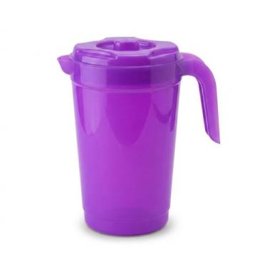 Imagem de Jarra Plástica 2 Litros TampaLivre BPA Neon Suco Água Refresco Bebidas