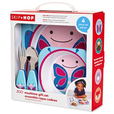 Imagem de Kit Pratos e Talheres Zoo Borboleta Skip Hop