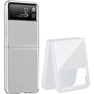 Imagem de Capa Capinha Acr�lica Fina Clear Ou Fosca para Samsung Galaxy Z Flip 3 5G - Case com Prote��o Premium (Fosca)