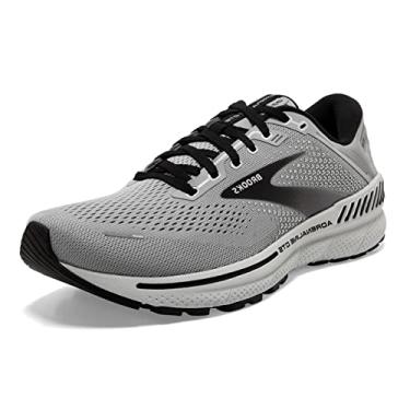 Imagem de Brooks Tênis de corrida masculino Adrenaline GTS 22 Supportive, liga metálica/cinza/preto, 38