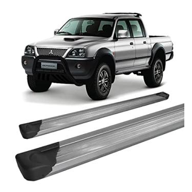 Imagem de Estribo L-200 SPORT/OUT Plataforma de Alumínio Prata C/Dupla
