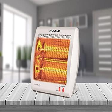 Imagem de Aquecedor de Ambientes, Mondial, Quarto, Sala, Cozinha, Banheiro, Halógeno, 800W, 2 Temperaturas, Comfort Air, 220V, Branco, A-09