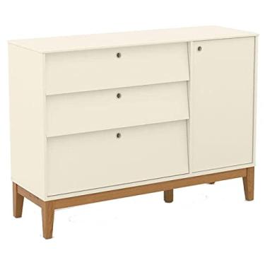 Imagem de Cômoda Sapateira Unique Off White Eco Wood - Matic