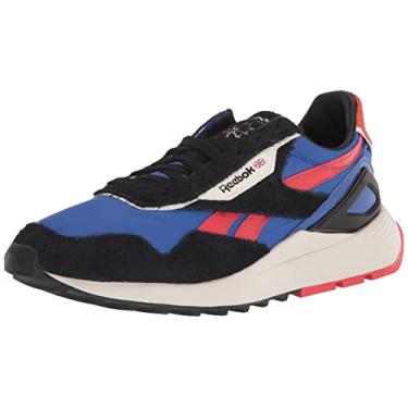 Imagem de Reebok Tênis feminino clássico Legacy, Coublu/Dynred/Cblack, 9.5 Women/8 Men