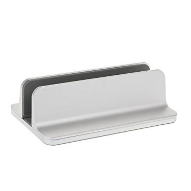 Imagem de fengny Suporte vertical ajustável para laptop em liga de alumínio Suporte Cooler Almofada de resfriamento com economia de espaço para Pro/Air / / / Notebook/Tablet/PC/Smartphone