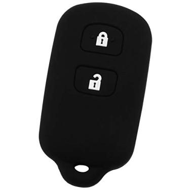 Imagem de Capa de borracha macia KeyGuardz sem chave para chave de carro sem chave para Toyota Scion Celica Corolla Echo Highlander Yaris