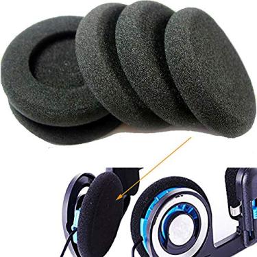 Imagem de Almofadas auriculares de espuma de orelha de esponja de 5 cm para fones de ouvido Sony Sennheiser Philips AKG para Koss Porta Pro PP PX100 Almofadas de ouvido de espuma macia, Preto