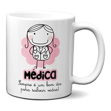 Imagem de Caneca Médica Sempre É Um Bom Dia Para Salvar Vidas Presente (Branca)
