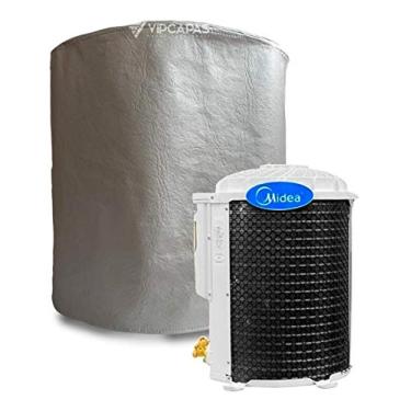 Imagem de Capa Condensador Ar Condicionado Barril Midea 9000 Btus - PVC e Poliéster - Prata - Impermeável