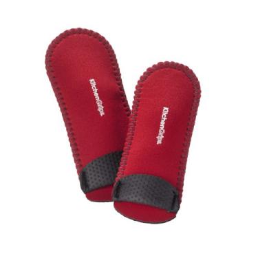 Imagem de Kitchen Grips Conjunto de 2 peças Deluxe com alça de panela, preto/cereja