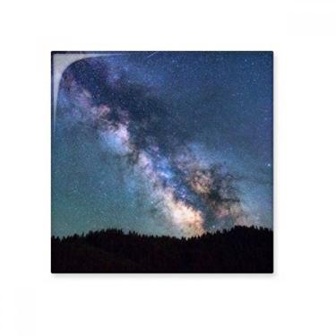 Imagem de Azulejo de cerâmica brilhante azul escuro nuvens arte déco presente moderno azulejo brilhante decalque de pedra adornada tijolo vitrificado