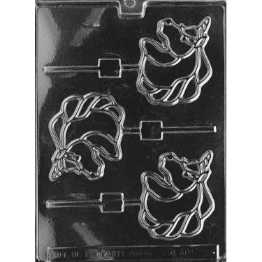 Imagem de Molde de unicórnio pirulito para lembrancinha de festa e sabão de chocolate para envio no mesmo dia A009