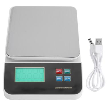 Imagem de Balança de cozinha eletrônica digital à prova d'água Balança de peso de alimentos para cozinhar assados