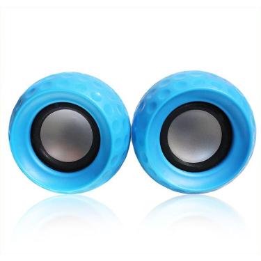 Imagem de Mini Caixa de Som USB Azul 2.0 Potência 6W RMS