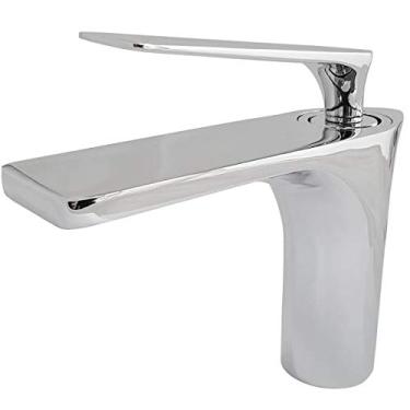 Imagem de Jiwi, WJ2221224A, Torneira com Misturador Monocomando Cromada Pia Banheiro, cor Cromado, ABS