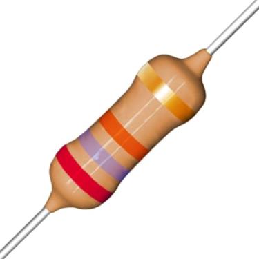 Imagem de Resistor 27K -1/4W-5% Kit com 100 Unidades - Para Eletrônica