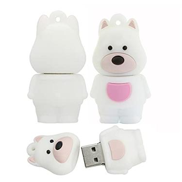 Imagem de 4GB Cartoon 12 Animais Simbólicos USB Flash Drive U Disk USB 2.0 Dados USB Flash Disk Memory Stick Pen Drive Dispositivo de Armazenamento USB Disco Flash de Armazenamento Externo Disco USB (Cão)