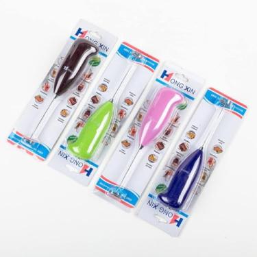 Imagem de Mini Mixer Misturador Batedor Elétrico de Bebidas Com Base Leite Capuccin Café Ovos Whey Shake Inox Portatil Multiuso Pilha Liquidificador Copo Cores sortidas