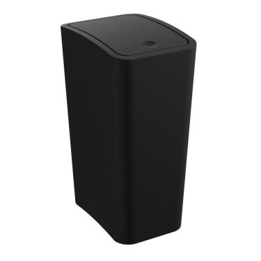 Imagem de Lixeira com Tampa Click 2 Preto Astra Preto