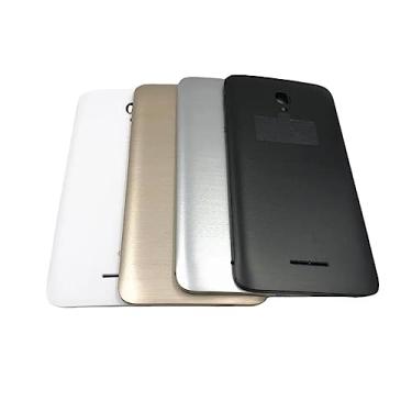 Imagem de SHOWGOOD para alcatel Fierce 4/Alcatel Pop 4+ 5056 M 5056N 5056 W OT 5056 5056A 5056D 5056E Capa traseira para bateria (branca)