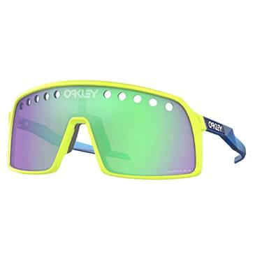 Imagem de Óculos de Sol Oakley Masculino OO9406 Sutro Retangulares, Matte Retina Burn/Prizm Road Jade, 37 mm