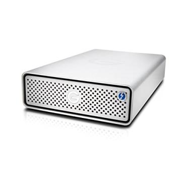 Imagem de G-Technology G-DRIVE de 4 TB com Thunderbolt 3 e disco rígido externo USB-C para desktop, prata - 0G05363-1