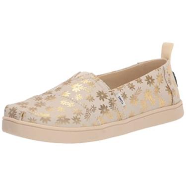 Imagem de TOMS Mocassim infantil unissex Alpargata, Natural, 8 Toddler