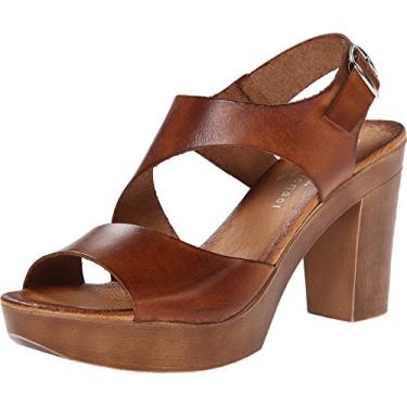 Imagem de Sandália de gengibre feminina Eric Michael, Marrom, 8-8.5