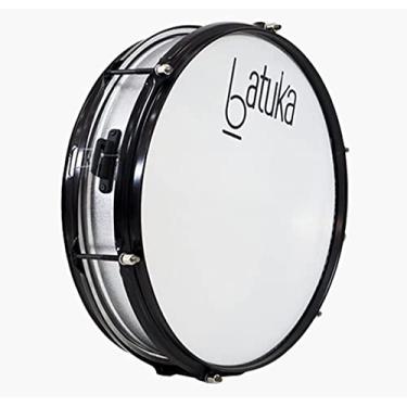 Imagem de Caixa/Repique 10X14" Alumistel 6 Afin Aro Chp Preto Pele Leitosa Batuka - Luen
