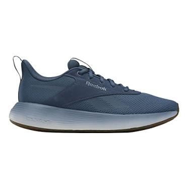 Imagem de Reebok Tênis unissex adulto DMX Comfort + sem cadarço, Argolas azuis/giz, 13 Women/11.5 Men