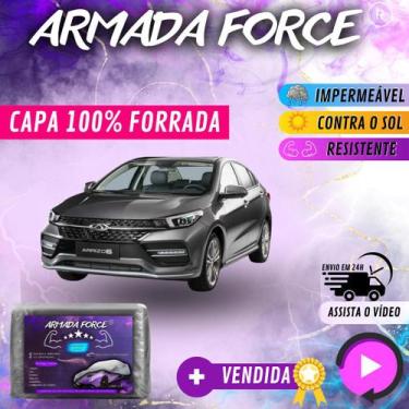 Imagem de Capa Cobrir Carro ARRIZO 100% Forrada Armada Force 100% Impermeável Fo