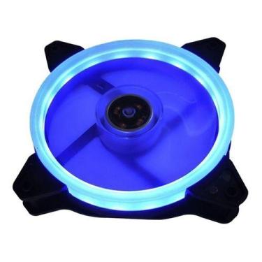 Imagem de Cooler Fan P/ Gabinete Gamer 12cm 120mm Led Duplo Azul Bpc - TWO BROTH