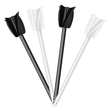 Imagem de Pás Misturadoras de Resina Reutilizáveis ​​eficientes para Broca Com Agitador de Tinta Bidirecional para Mistura de Tinta (WHITE #00)