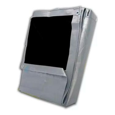 Imagem de Lona Blackout Multiuso 2,5x2,5 Prata/preto Aprox. 300 Micras - Shoplon