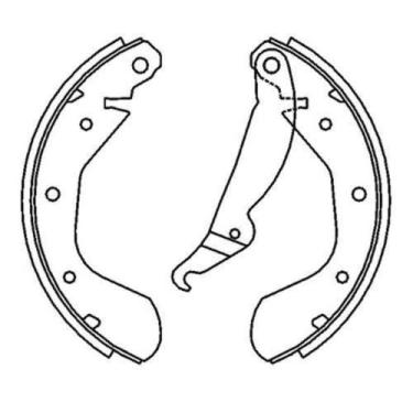 Imagem de Sapata de Freio Traseiro Corsa 1994 a 2008 Syl 201703