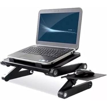 Imagem de Mesa Multifuncional Articulada para Notebook, Cama e Suporte para Mouse - Conforto e Praticidade para Trabalhar e Estudar em Qualquer Lugar
