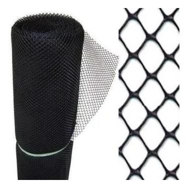 Imagem de Tela Pvc Viveiro Preto 1 X 10metros
